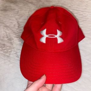 Red Under Armour Hat